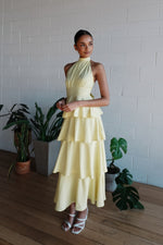 Chiara Maxi Dress - Lemon