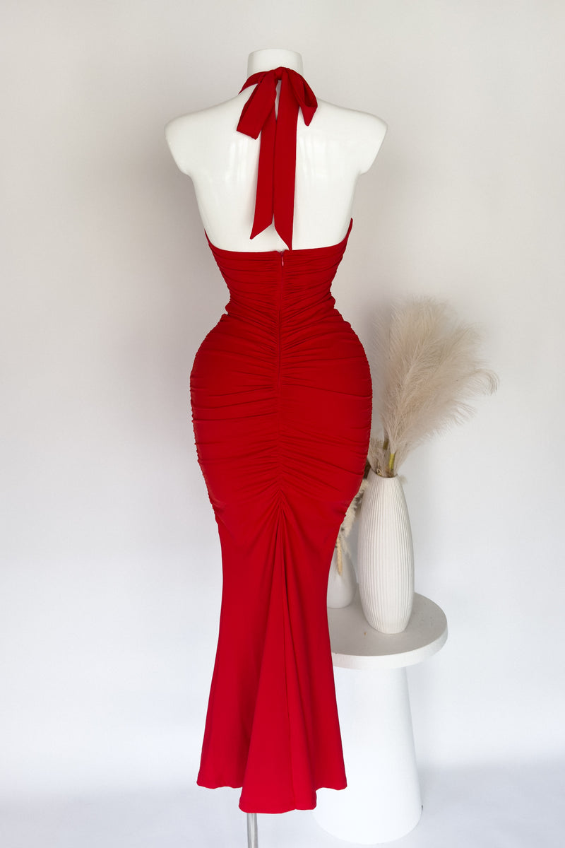 Laurina Maxi Dress - Red