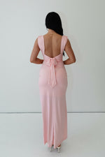 Polly Midi Dress - Pink