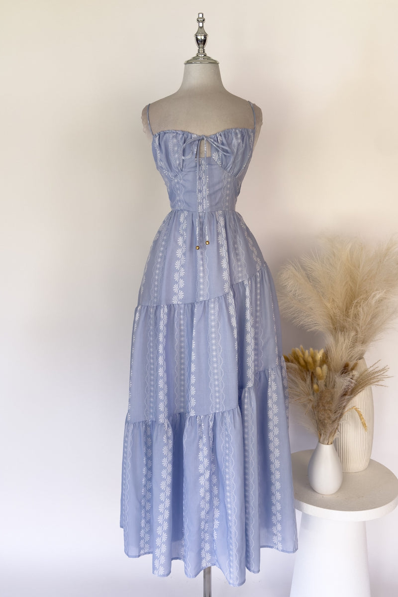 Tiana Maxi Dress - Blue