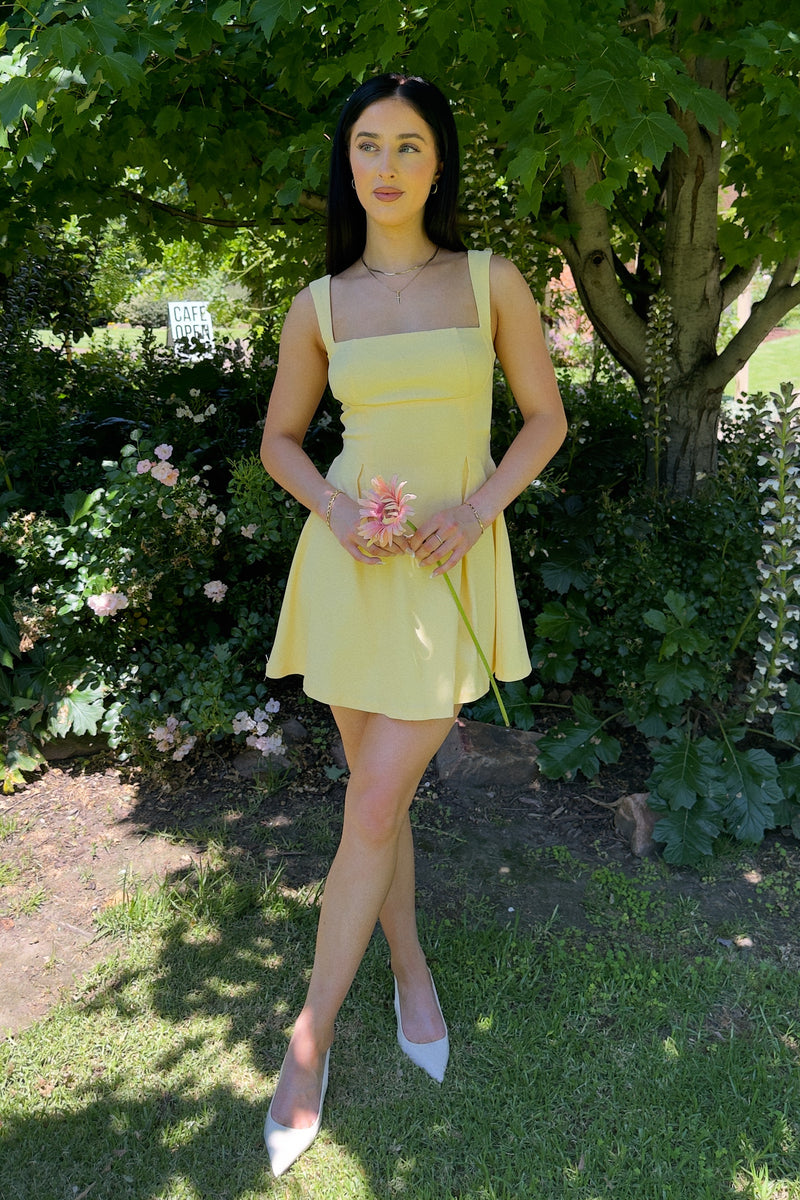 Marlee Mini Dress - Yellow