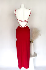 Jane Maxi Dress - Red