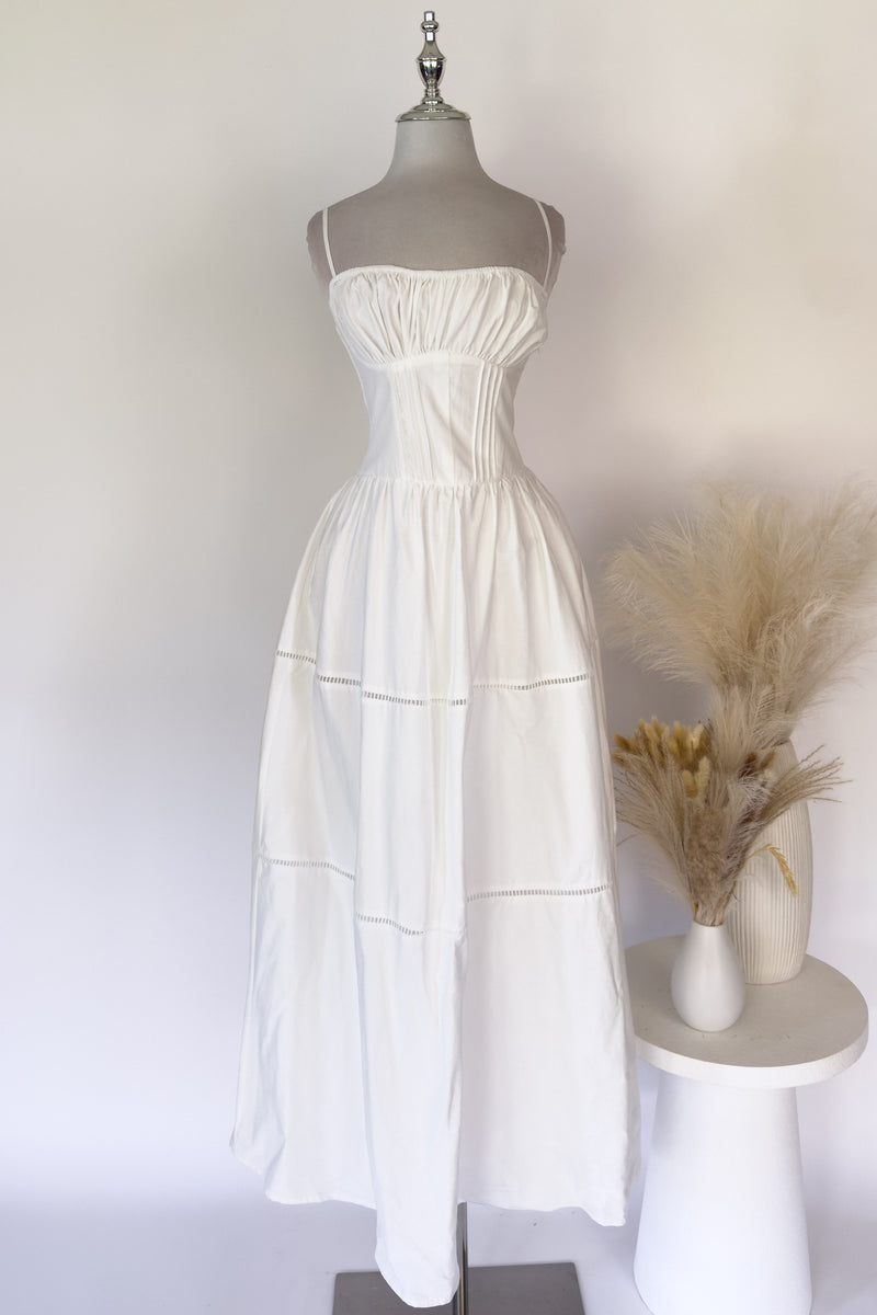 Mona Maxi Dress - White