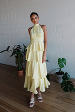 Chiara Maxi Dress - Lemon