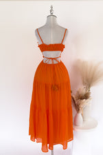 Rochelle Midi Dress - Orange