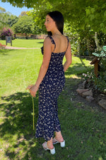 Daria Floral Maxi Dress - Navy