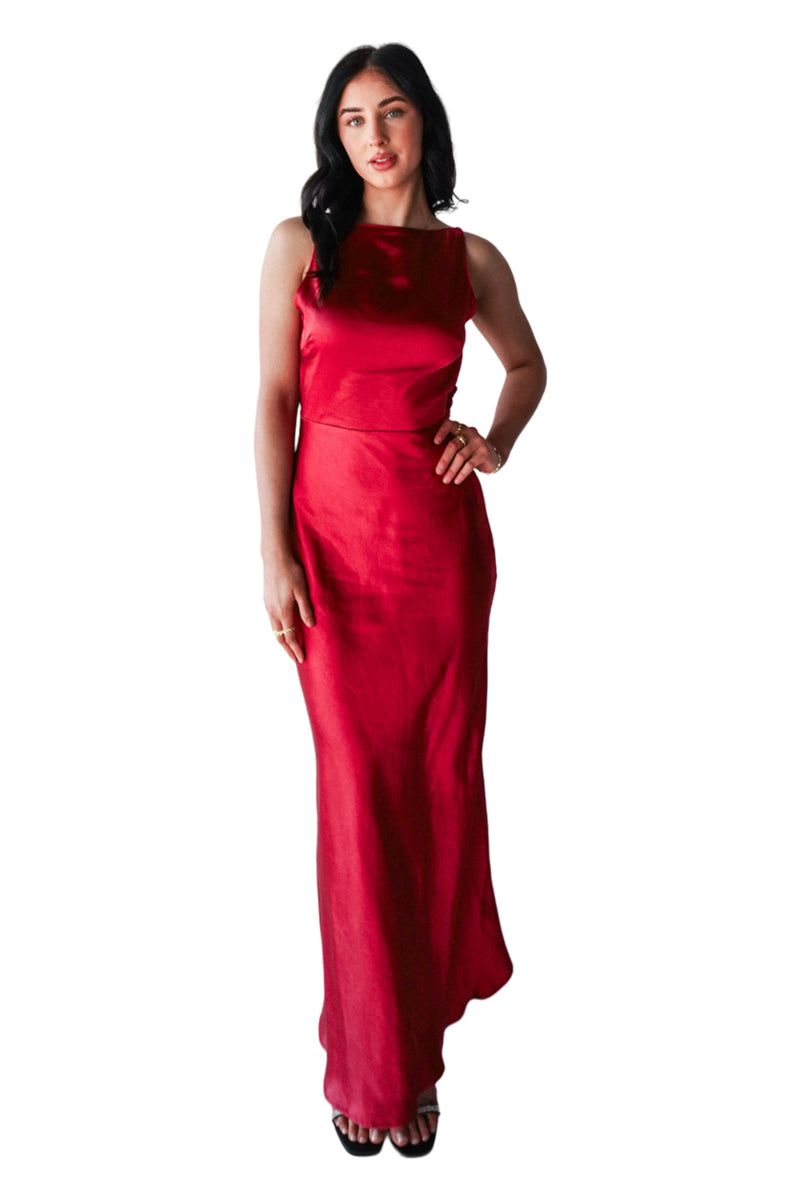 Seraphine Maxi Dress - Red