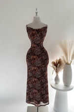 Xena Leopard Maxi Dress