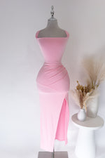 Polly Midi Dress - Pink