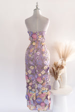 Angelica Floral Maxi Dress - Lilac