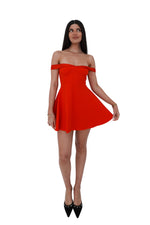 Belle Mini Dress - Red