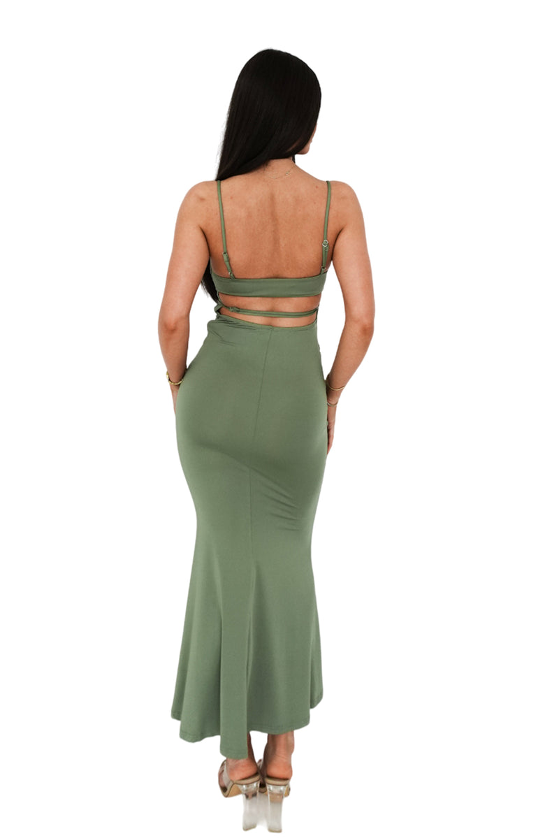 Spencer Maxi Dress - Khaki