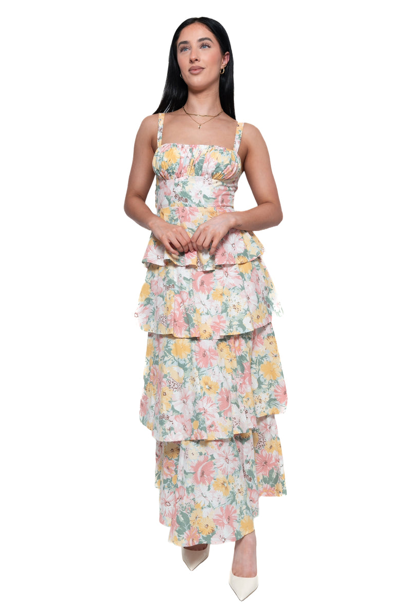 Greta Floral Maxi Dress