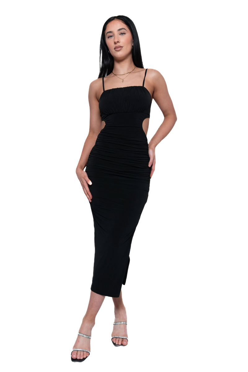 Kordyn Midi Dress - Black