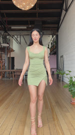 Freya Mini Dress - Khaki